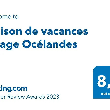 בית נופש Maison De Vacances Village Ocelandes